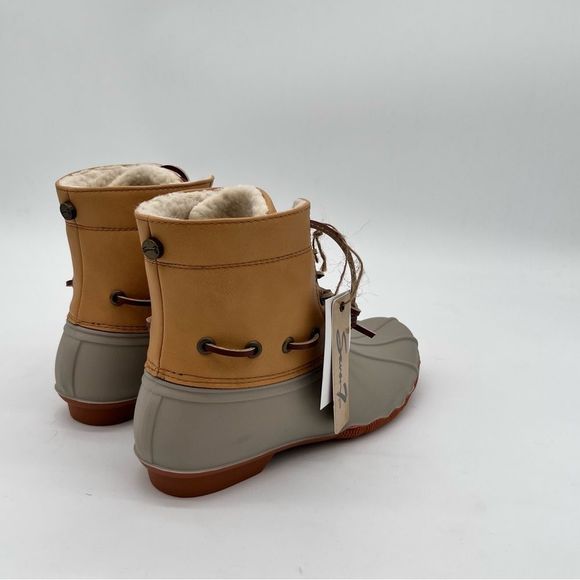 Seven7 Tan and Gray Winter & Rain Boots - Picture 5 of 12